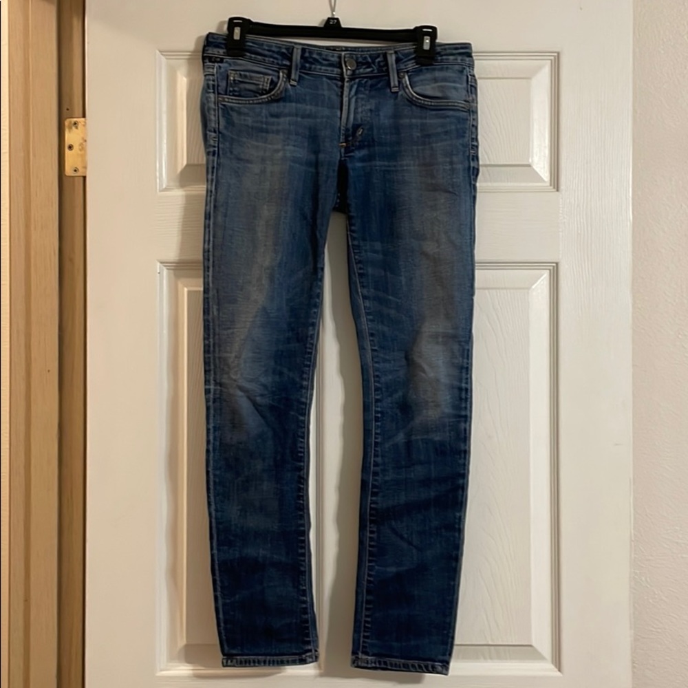 Straight leg jeans